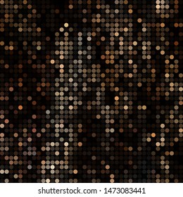 abstract vector colored round dots background - brown