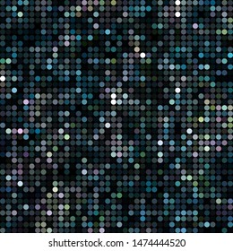 abstract vector colored round dots background - blue