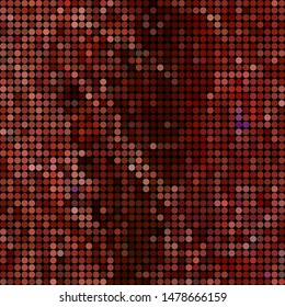 abstract vector colored round dots background - red