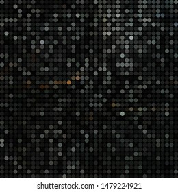 abstract vector colored round dots background - dark gray