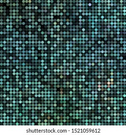 abstract vector colored round dots background - blue