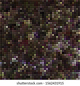 abstract vector colored round dots background - gray and brown