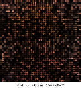 abstract vector colored round dots background - brown