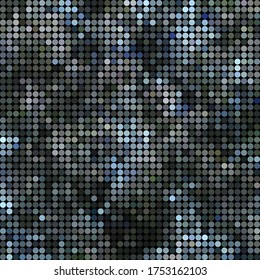 abstract vector colored round dots background - gray and blue