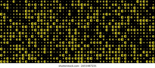 abstract vector colored round dots background - yellow