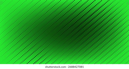 abstract vector colored round dots background - green