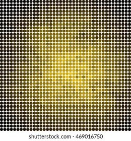 abstract vector colored round dots background - green and yellow