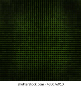 abstract vector colored round dots background - green