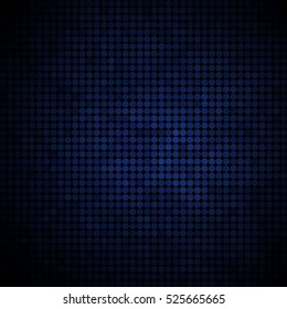 abstract vector colored round dots background - dark blue