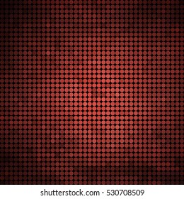abstract vector colored round dots background - red