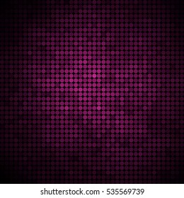 abstract vector colored round dots background - purple