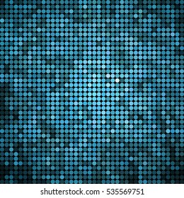 abstract vector colored round dots background - blue
