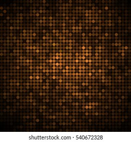 abstract vector colored round dots background - brown