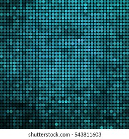 abstract vector colored round dots background - blue