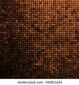 abstract vector colored round dots background - orange