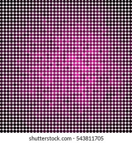 abstract vector colored round dots background - purple