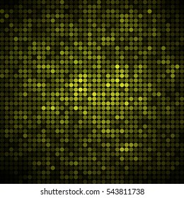 abstract vector colored round dots background - green