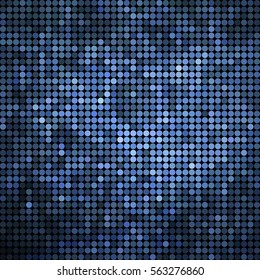 abstract vector colored round dots background - blue