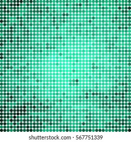 abstract vector colored round dots background - teal