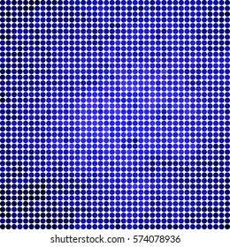 abstract vector colored round dots background - blue