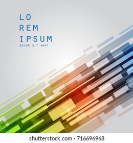 Abstract vector colorful background