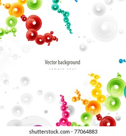 Abstract vector colorful background
