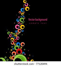 Abstract vector colorful background