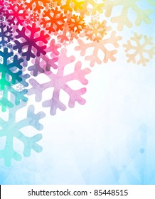 Abstract vector colorful background