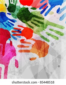 Abstract vector colorful background