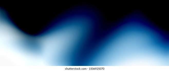 Abstract Vector Colorful Background with Blurred Wave. Dynamic Flow Shape. 