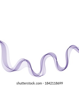 Abstract vector colorful background. The design element is a wave of blue. Template for advertising, computer background