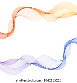 Resumen del fondo colorido vectorial. Elemento de diseño - conjunto de ondas de colores. Plantilla para publicidad, fondo informático.