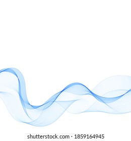 Resumen del fondo colorido vectorial. Elemento de diseño - onda azul