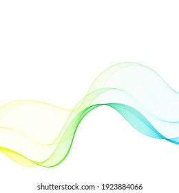 Abstract vector colorful background. The design element is a colored wave. Template for advertising, computer background