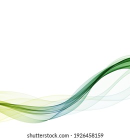 Abstract vector colorful background. The design element is a colored wave. Template for advertising, computer background