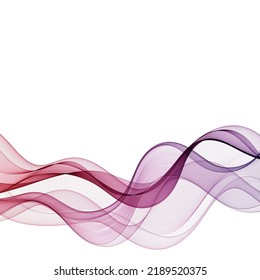 Abstract vector colorful background. The design element is a colored wave. Template for advertising, computer background