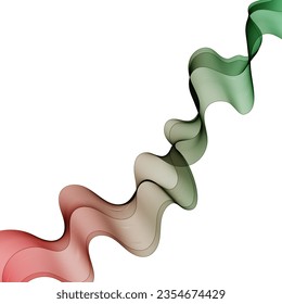 Abstract vector colorful background. The design element is a colored wave. Template for advertising, computer background.