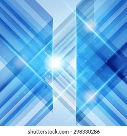 Abstract Vector Colorful Background. Futuristic Technology Design