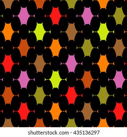 Abstract vector colorful background, geometric hexagon, seamless pattern. Texture for web, print, wallpaper, home decor, spring summer fashion fabric, textile, invitation or website background