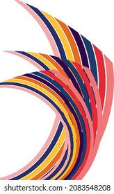 Abstract vector colorful background  for happy new year banner background