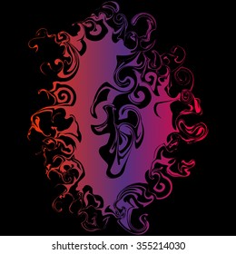 Abstract vector colorful background illustration









