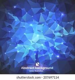 Abstract vector colorful background. This illustration can be used in business templates, web and computer design, banners and wallpapers