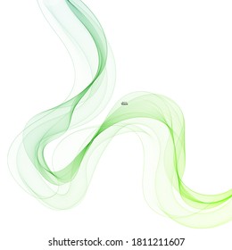 Abstract vector colorful background with transparent fluid smoke design