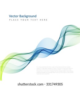 Abstract vector colorful background with transparent smoke