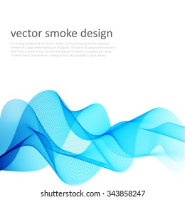 Abstract vector colorful background with transparent smoke