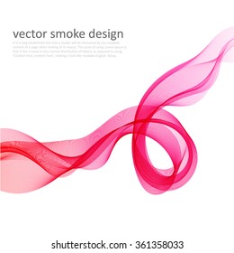 Abstract vector colorful background with transparent smoke