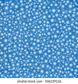 Abstract Vector Colorful Backgrounds with Blue Bubbles.