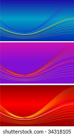 Abstract vector colorful banners