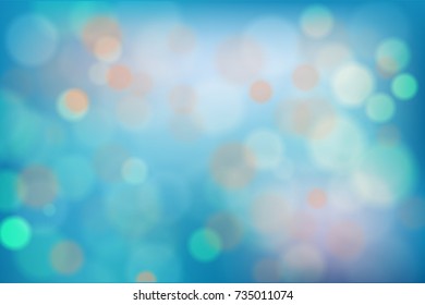 Abstract vector colorful circles