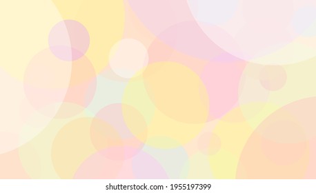 Abstract vector colorful circles illustration background, light multicolor pattern. Flat design style